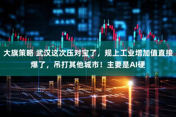 大旗策略 武汉这次压对宝了，规上工业增加值直接爆了，吊打其他城市！主要是AI硬