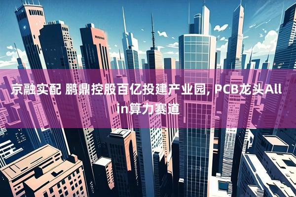 京融实配 鹏鼎控股百亿投建产业园, PCB龙头All in算力赛道