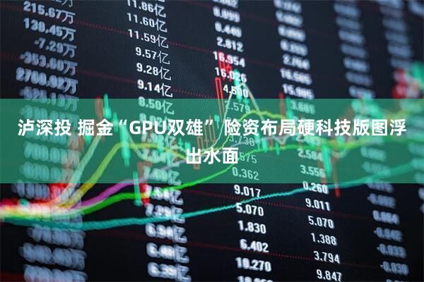 泸深投 掘金“GPU双雄” 险资布局硬科技版图浮出水面