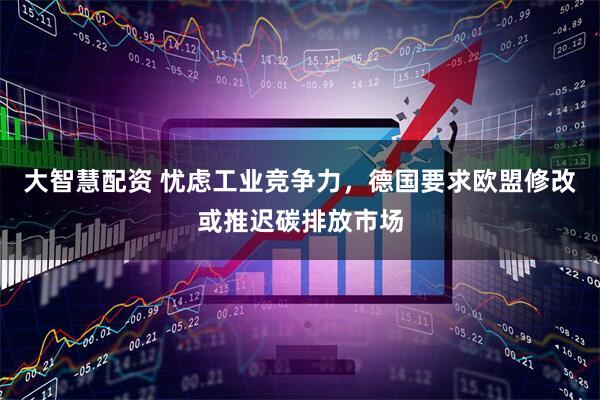 大智慧配资 忧虑工业竞争力，德国要求欧盟修改或推迟碳排放市场