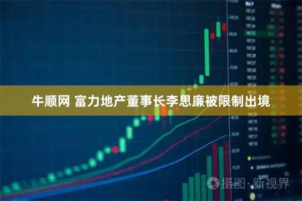 牛顺网 富力地产董事长李思廉被限制出境