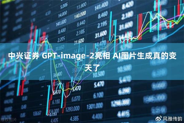 中兴证券 GPT-image-2亮相 AI图片生成真的变天了